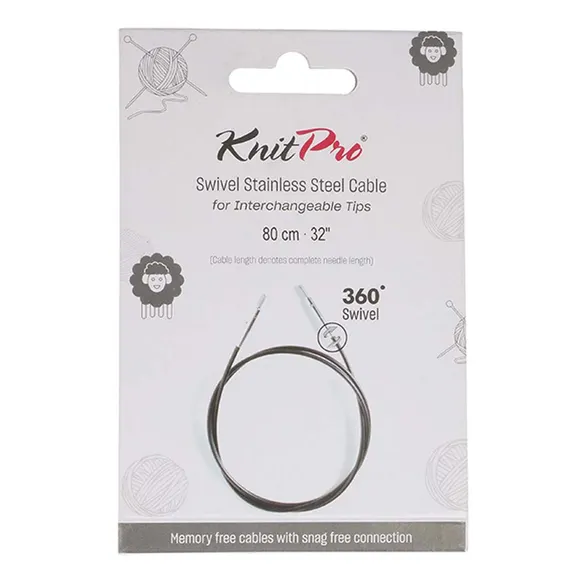 KnitPro Swivel Câble Pivotant 360° / 40cm