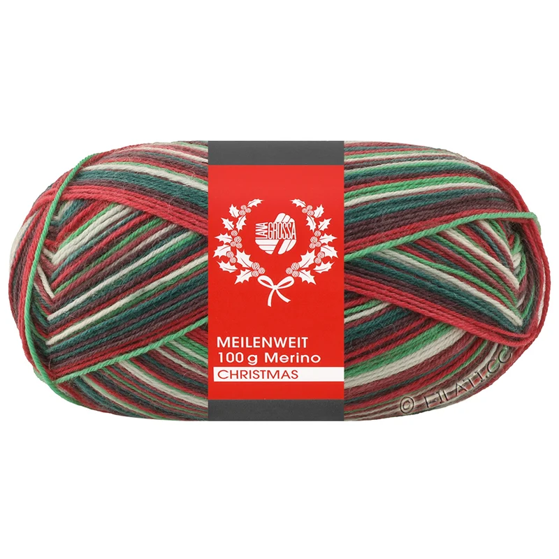 Lana Grossa Meilenweit 100 Merino Christmas