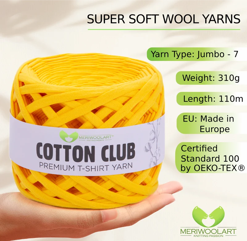 Yellow Cotton Club 10mm x 110m