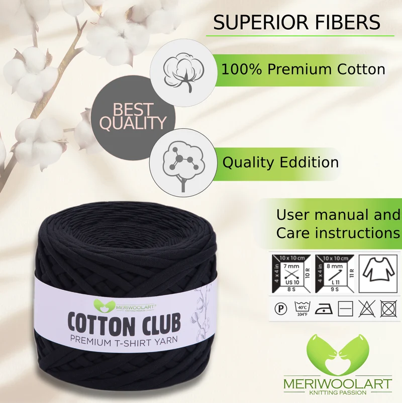 Black Cotton Club 10mm x 110m