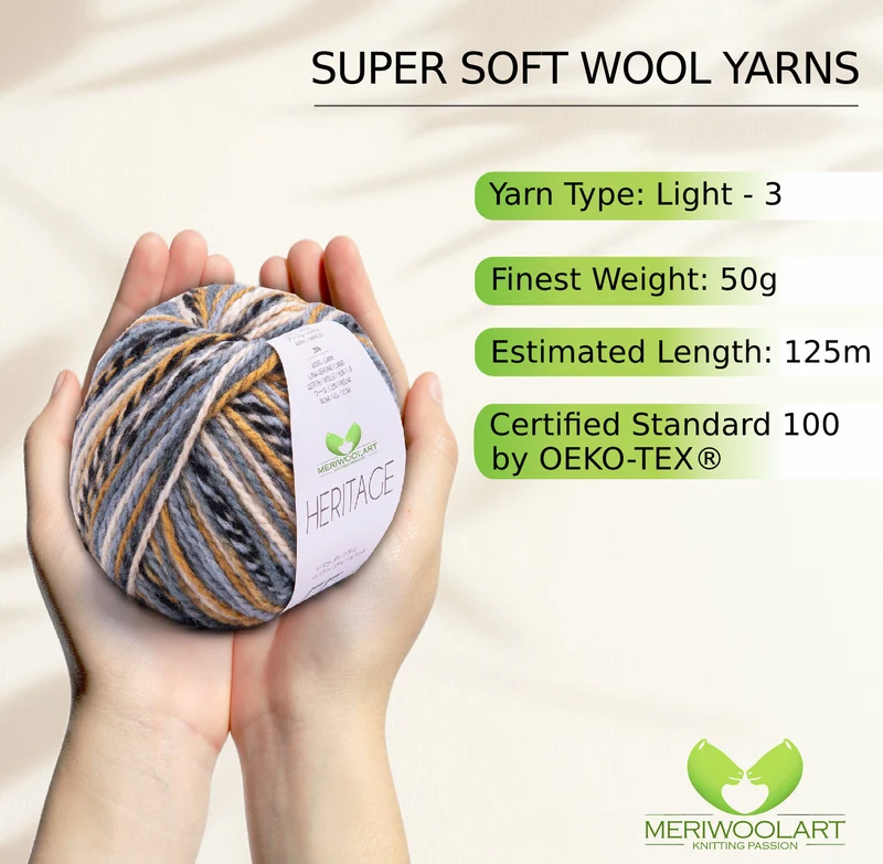 HERITAGE-331 MERINO WOOL YARNS