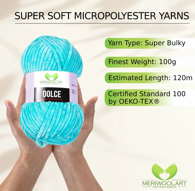 DOLCE TURQUOISE MICRO POLYESTER 100G 120M