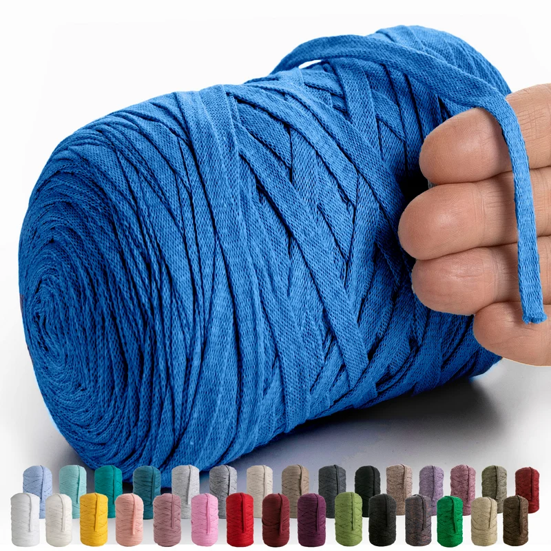 Dark Blue Cotton Ribbon 10mm 150m