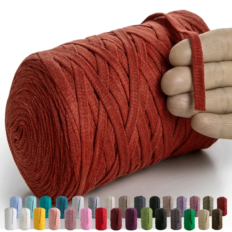 Terra Cotton Ribbon 10mm 150m