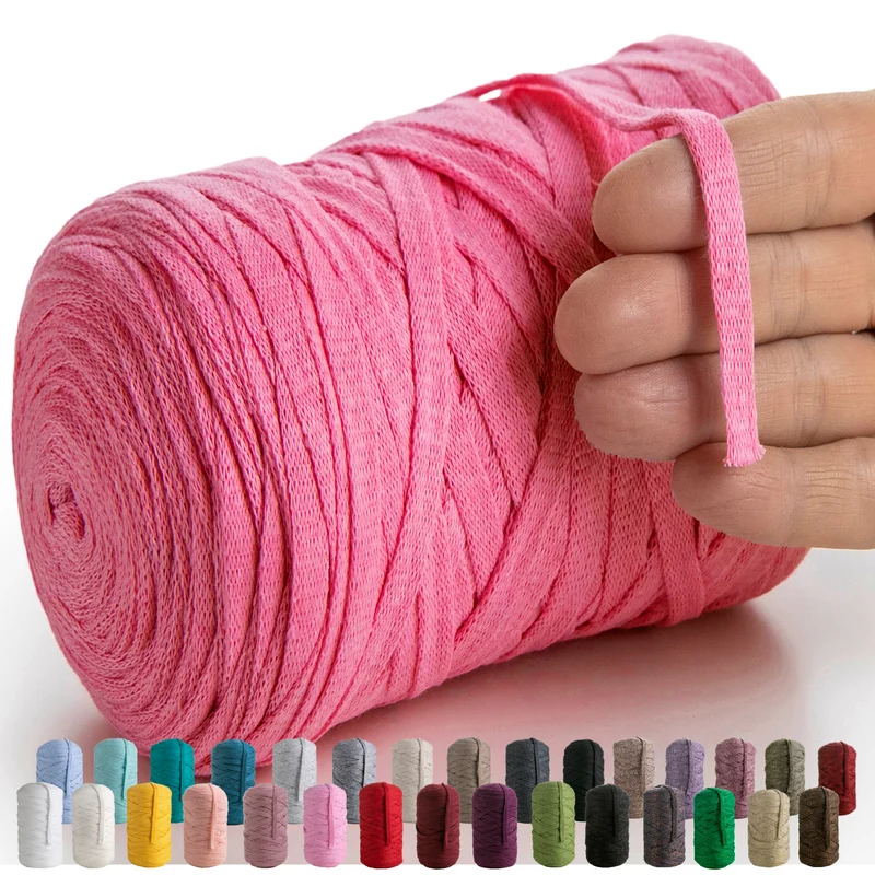 Coral Pink Cotton Ribbon 10mm 150m