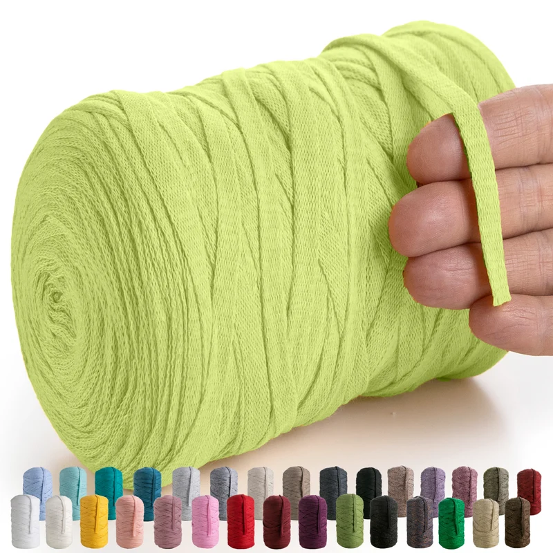 Light Green Cotton Ribbon 10mm 150m