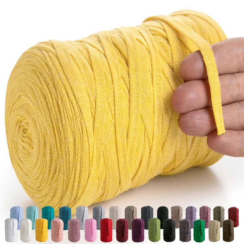 Yellow Cotton Ribbon 10mm 150m