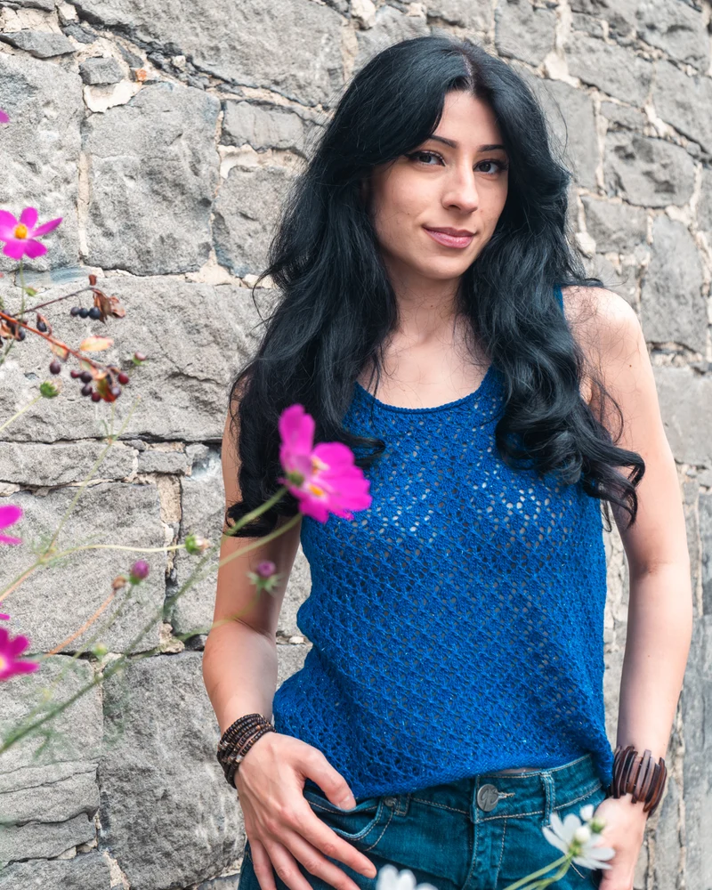 Summer Lace Tank - Knitting pattern and Optional kits