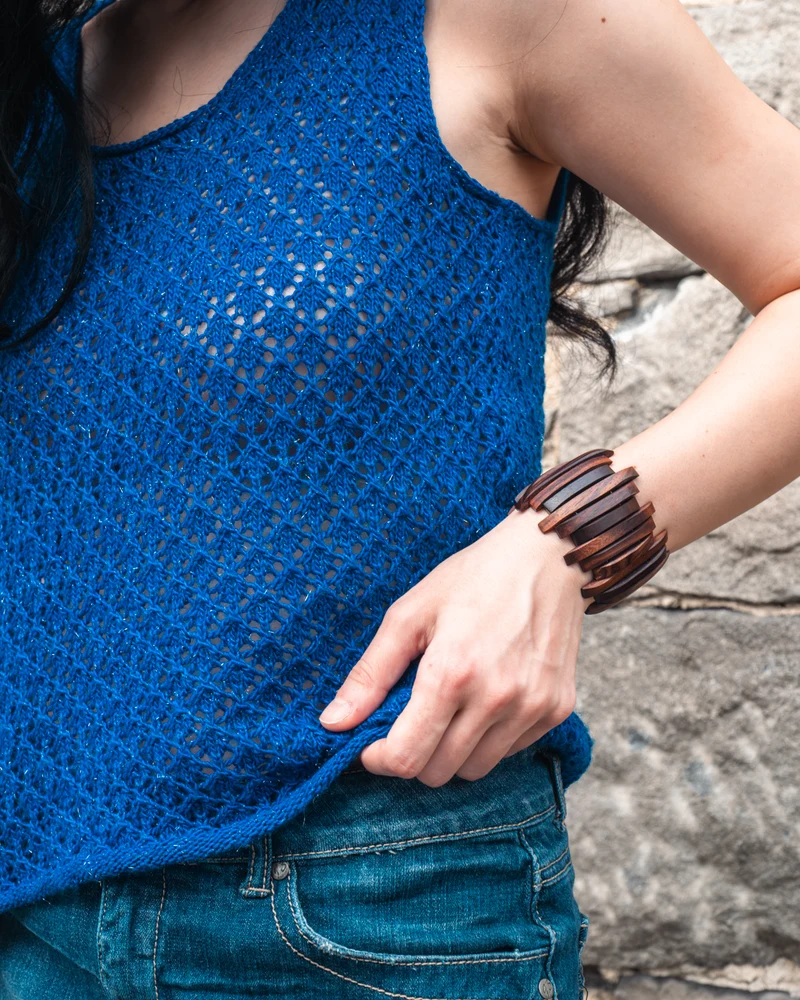 Summer Lace Tank - Knitting pattern and Optional kits