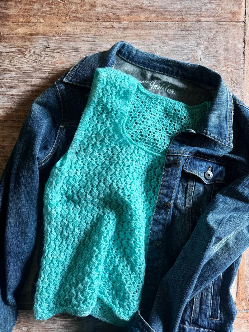 Summer Lace Tank - Knitting pattern and Optional kits