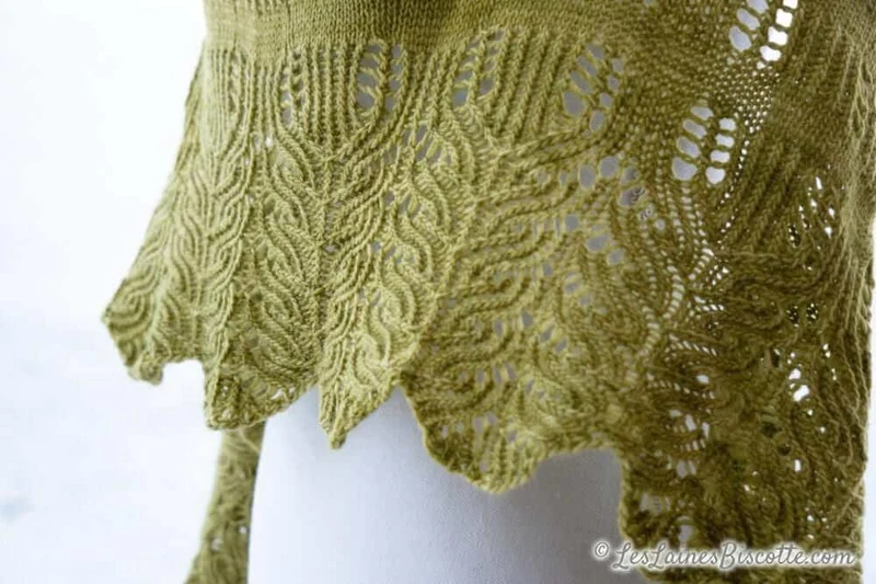 Necklace Shawl - Knitting pattern and Optional kits