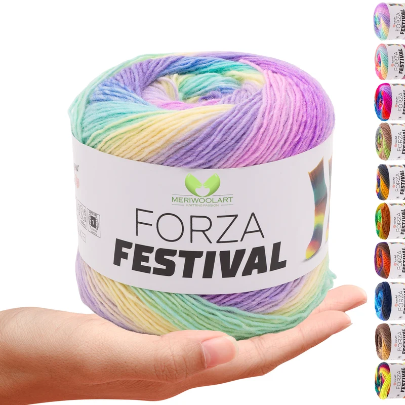 FORZA FESTIVAL 2916 WOOL YARN 100g 420