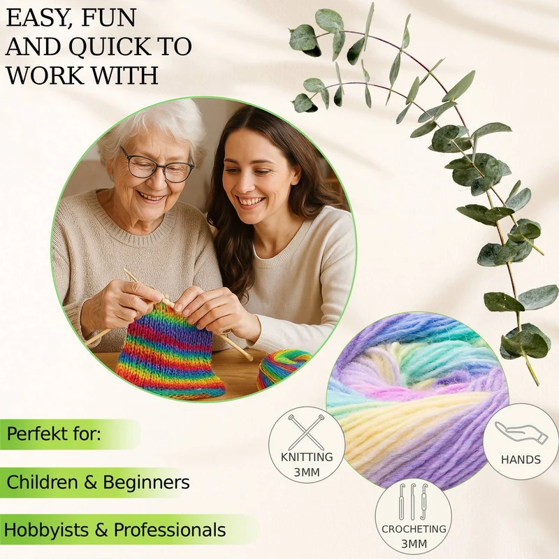 FORZA FESTIVAL 2916 WOOL YARN 100g 420