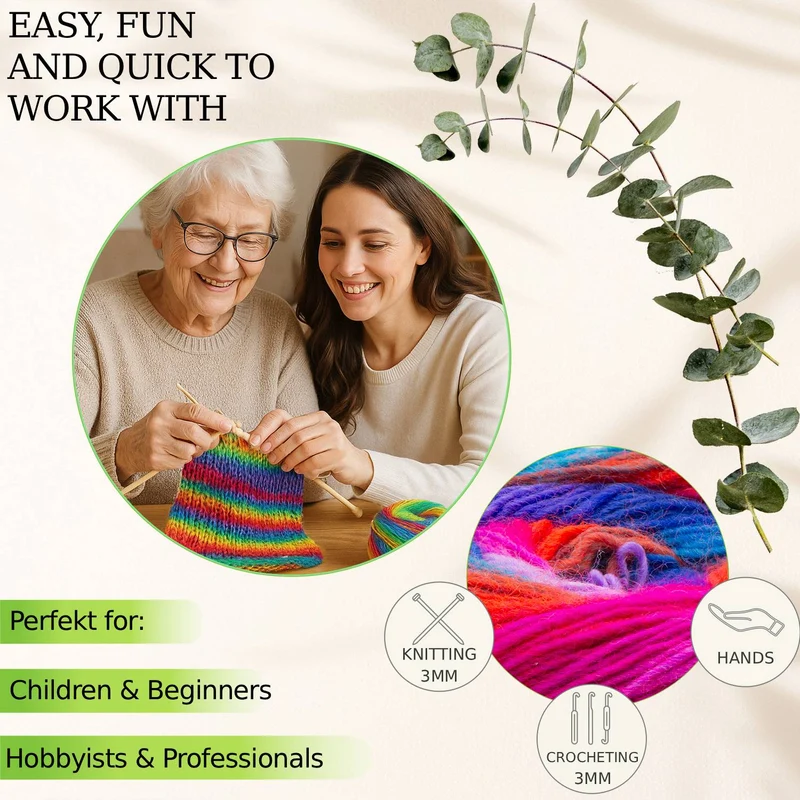 FORZA FESTIVAL 2913 WOOL YARN 100g 420