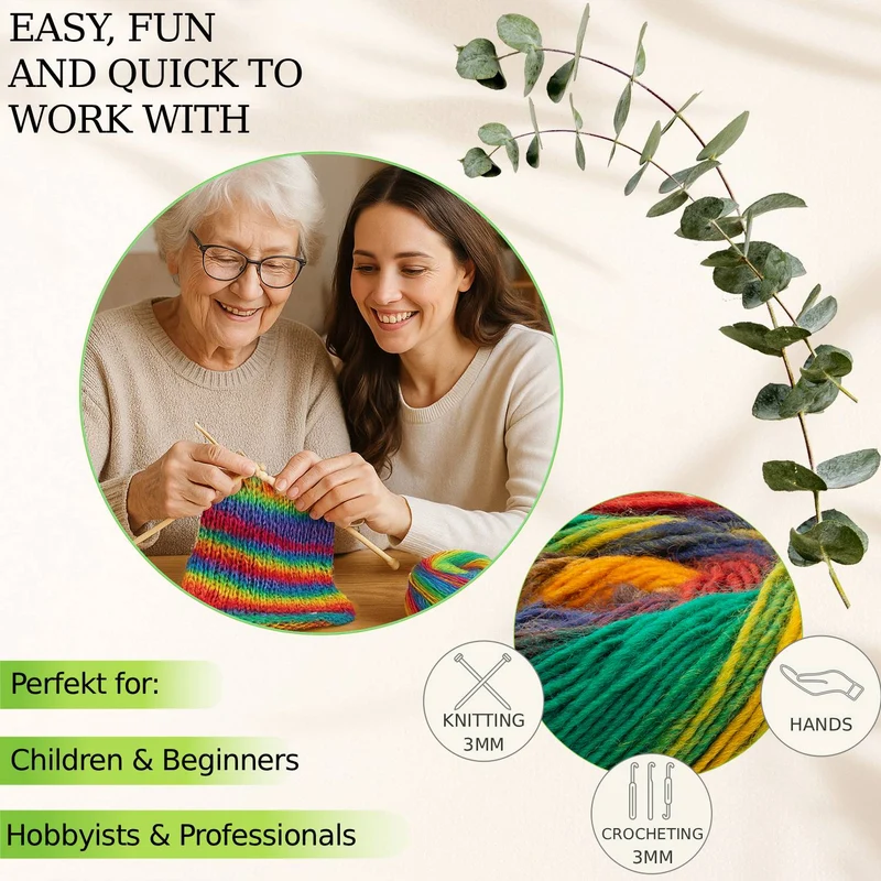 FORZA FESTIVAL 2912 WOOL YARN 100g 420
