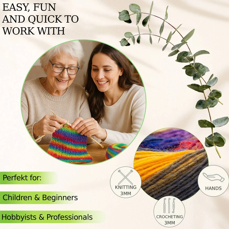 FORZA FESTIVAL 2909 WOOL YARN 100g 420