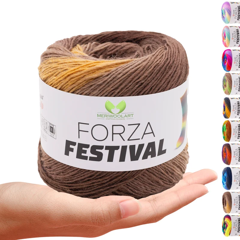 FORZA FESTIVAL 2901 WOOL YARN 100g 420