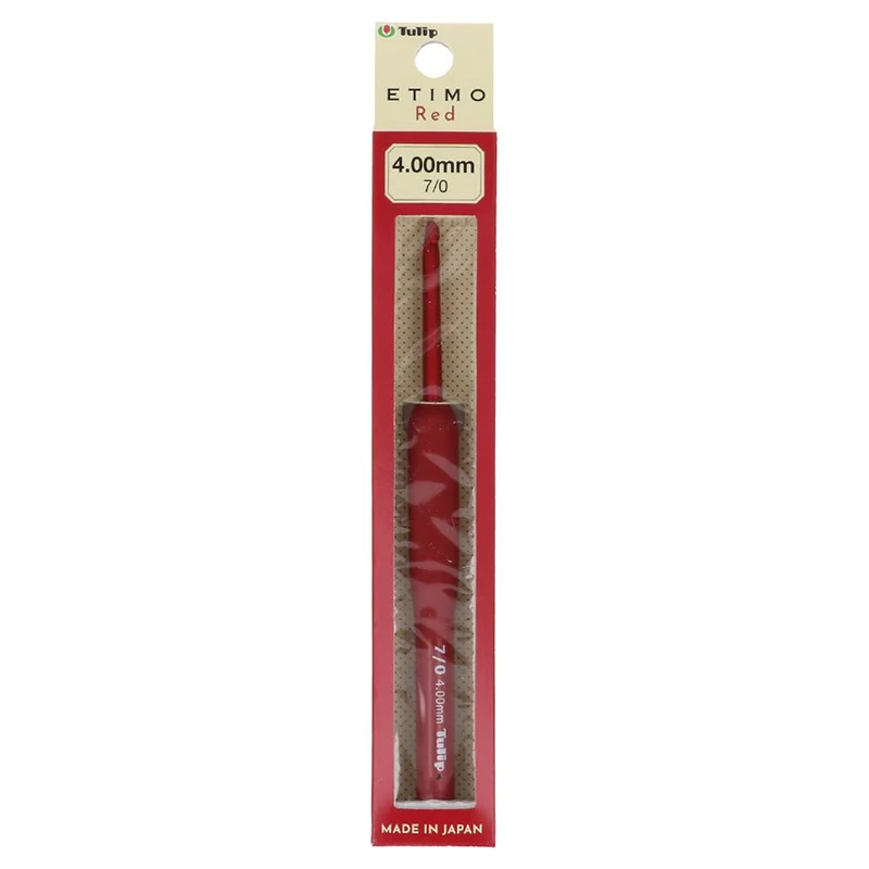 Crochet TULIP ETIMO RED SOFTGRIP 2.50MM