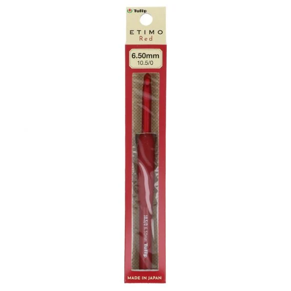 Crochet TULIP ETIMO RED SOFTGRIP 2.50MM
