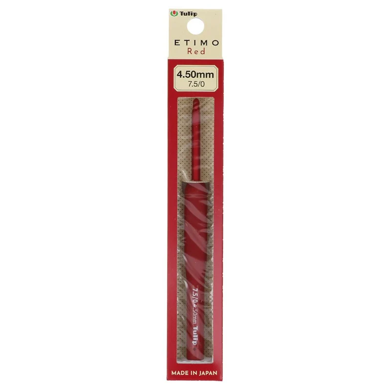 Crochet TULIP ETIMO RED SOFTGRIP 2.50MM