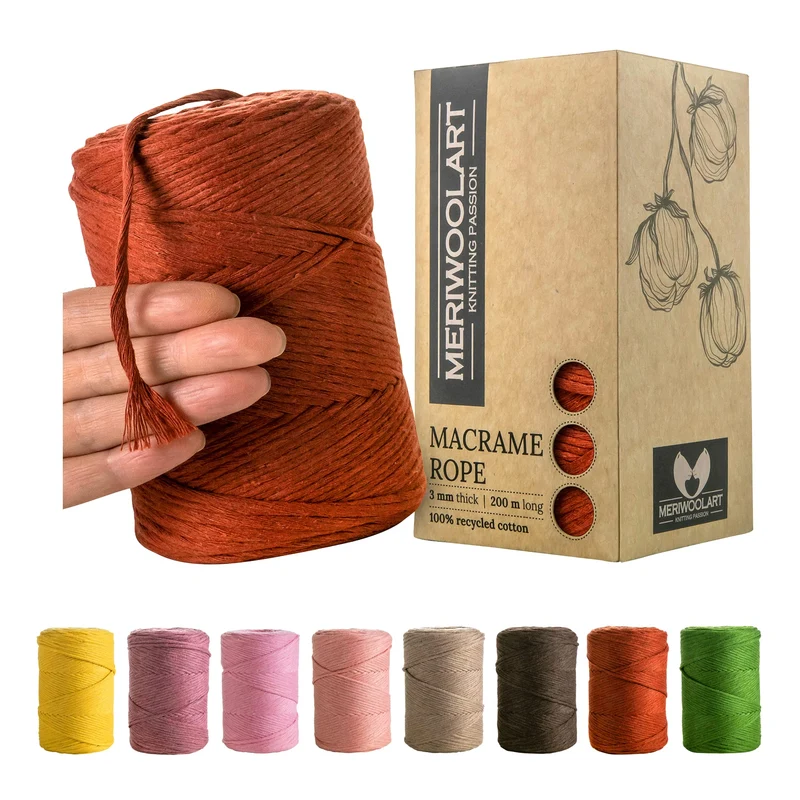 Terra Single Twisted Macramé 3mm 200m