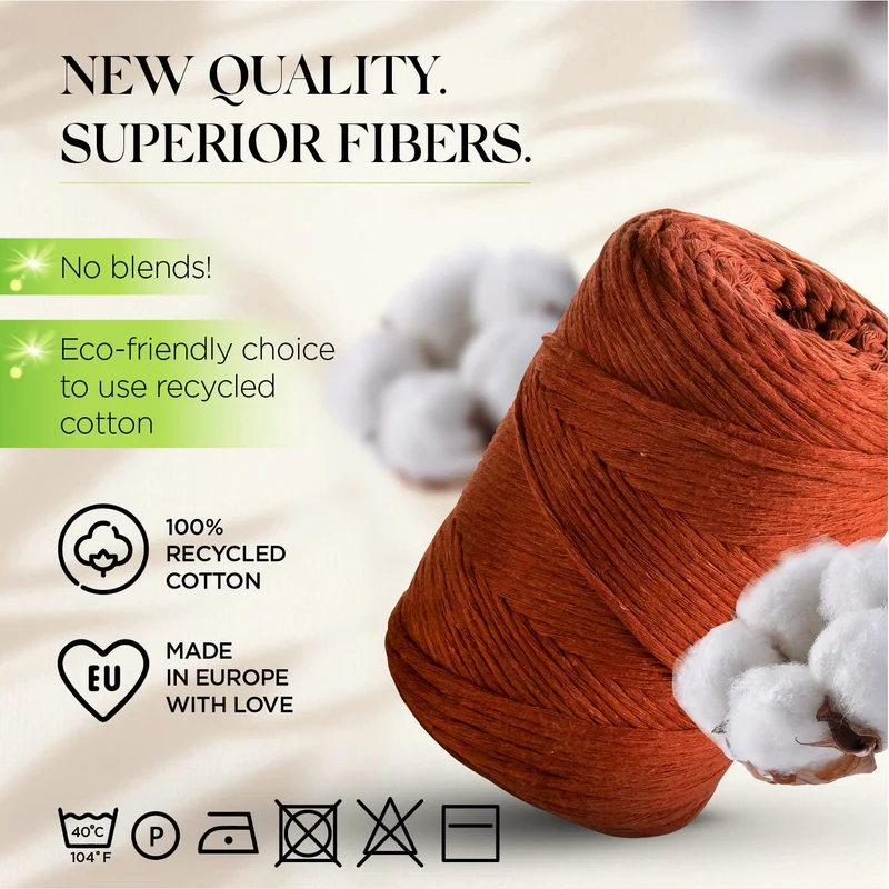 Terra Single Twisted Macramé 3mm 200m