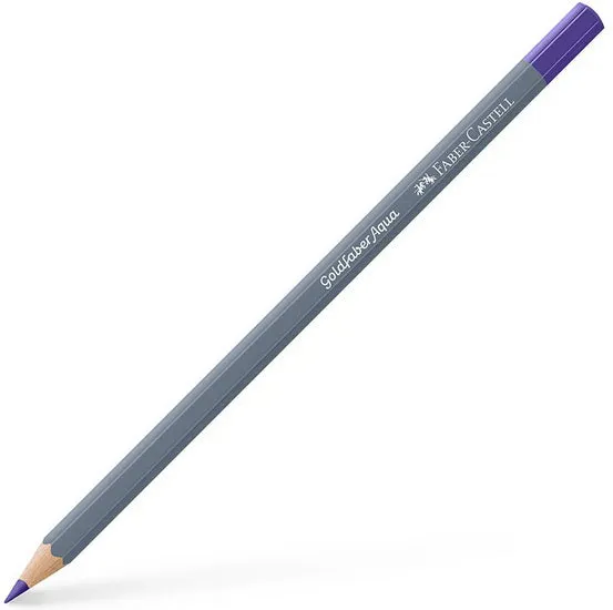 Goldfaber aqua watercolour pencil purple violet