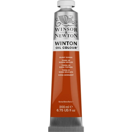 Winton oil - 200ml - burnt sienna - s1