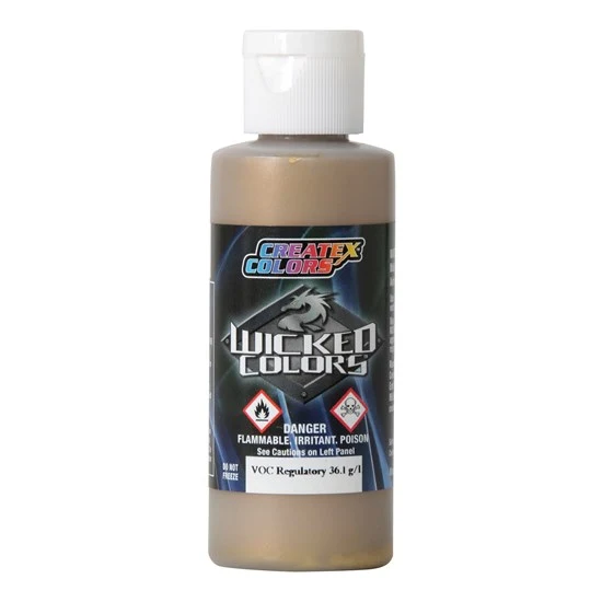 Wicked Airbrush Colors Chrome Gold - 59ml