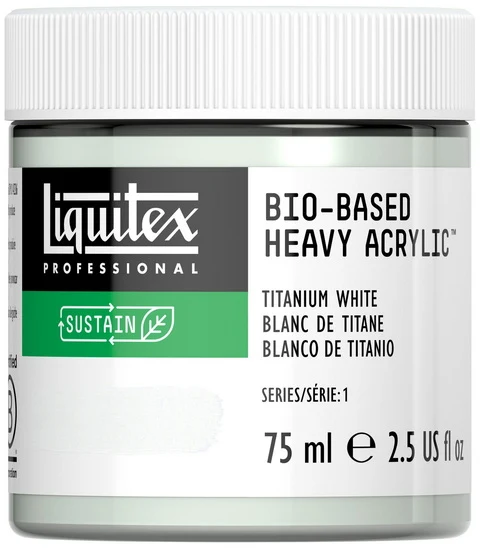 Bio hb acrylic - 2.5oz - titanium white - s1