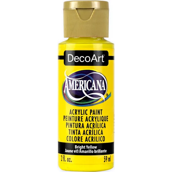 Americana Acrylic Bright Yellow - 60ml