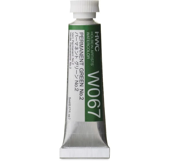 Watercolor Permanent Green #2 Series A - 5ml