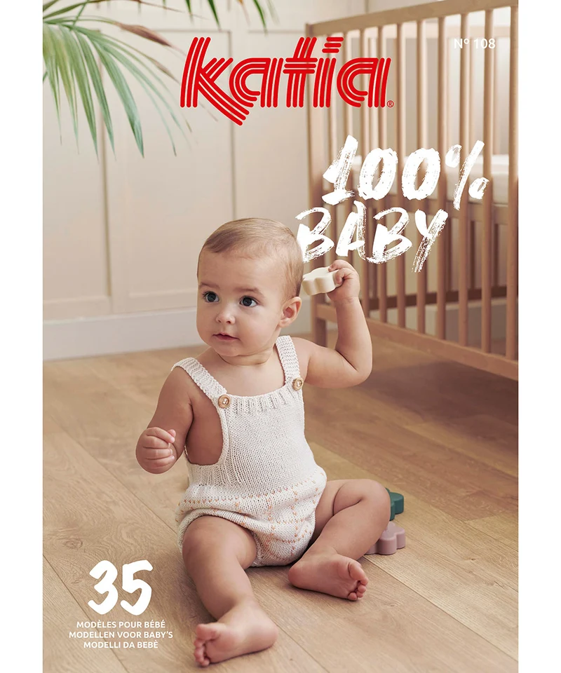 Katia Catalogue 100% Baby Layette N°108 Printemps/Eté 2024