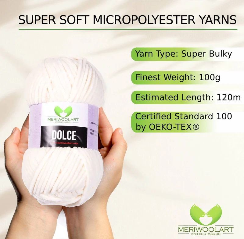 DOLCE Natural MICRO POLYESTER 100G 120M