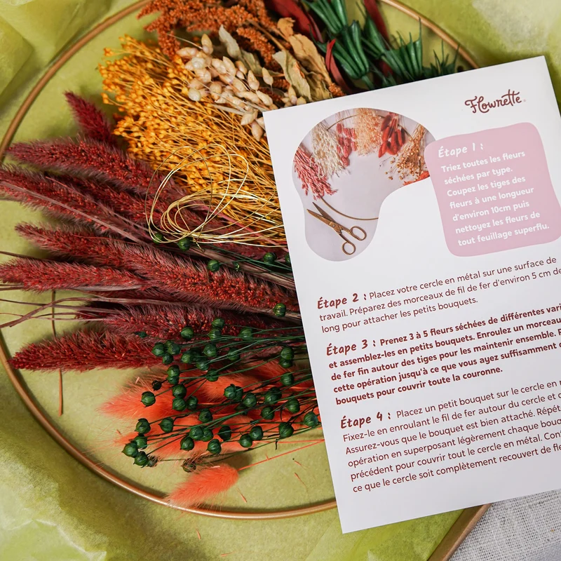 Kit diy couronne murale Verlaine