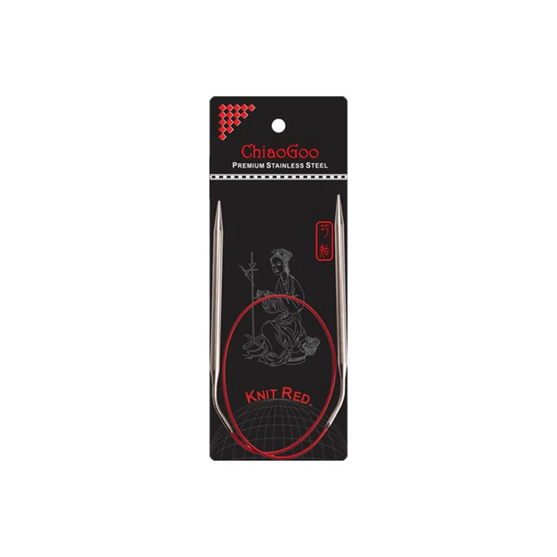 Chiaogoo Aiguilles à tricoter Red Lace Circulaires DB