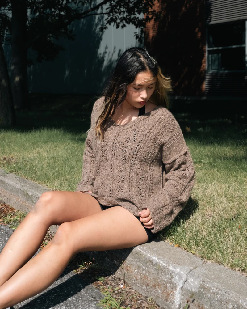 Samantha Pullover | Knitting pattern and Optional kits