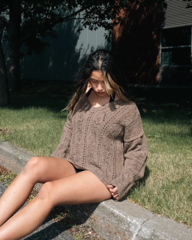Samantha Pullover | Knitting pattern and Optional kits