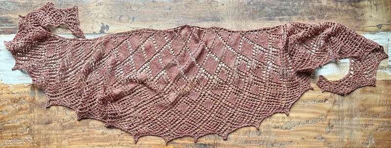 Crystallace Shawl - Knitting Pattern and Optional Kits