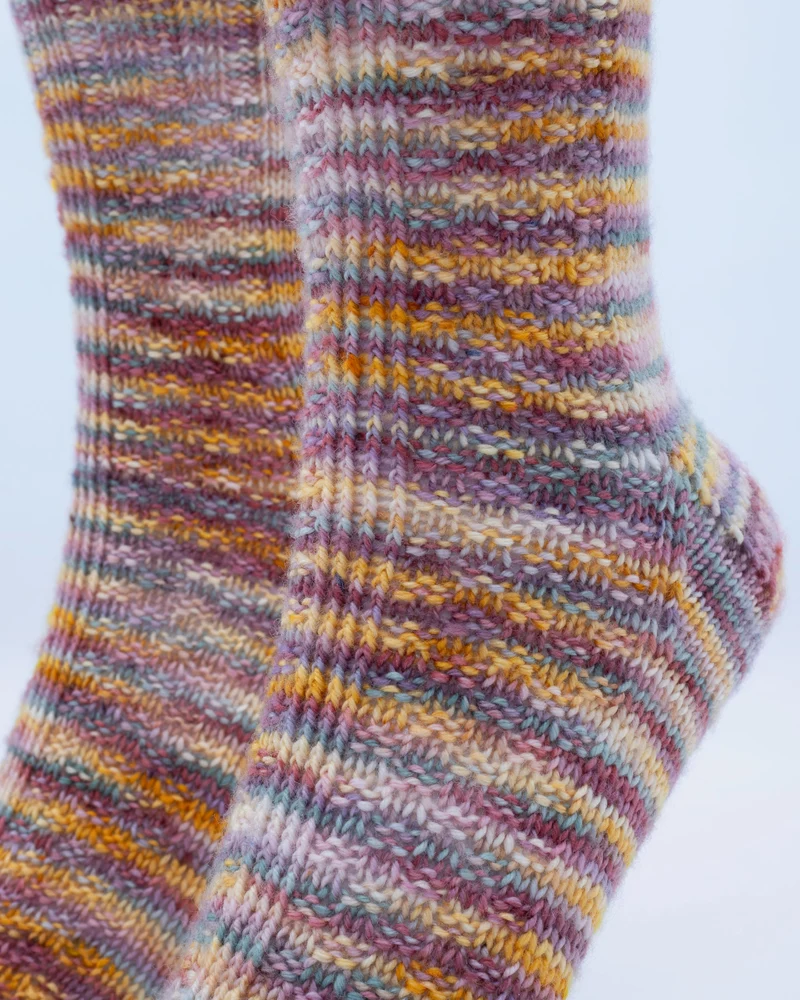 Twisted Textured Socks - Knitting pattern and Optional kit