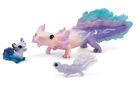 Figurine discovery playset axolotl