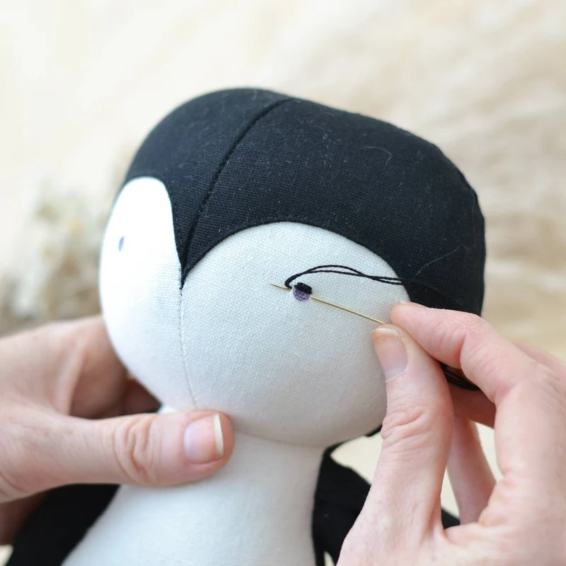 Patron de couture PDF | Poupée Pingouin | Mes Petites Lunes