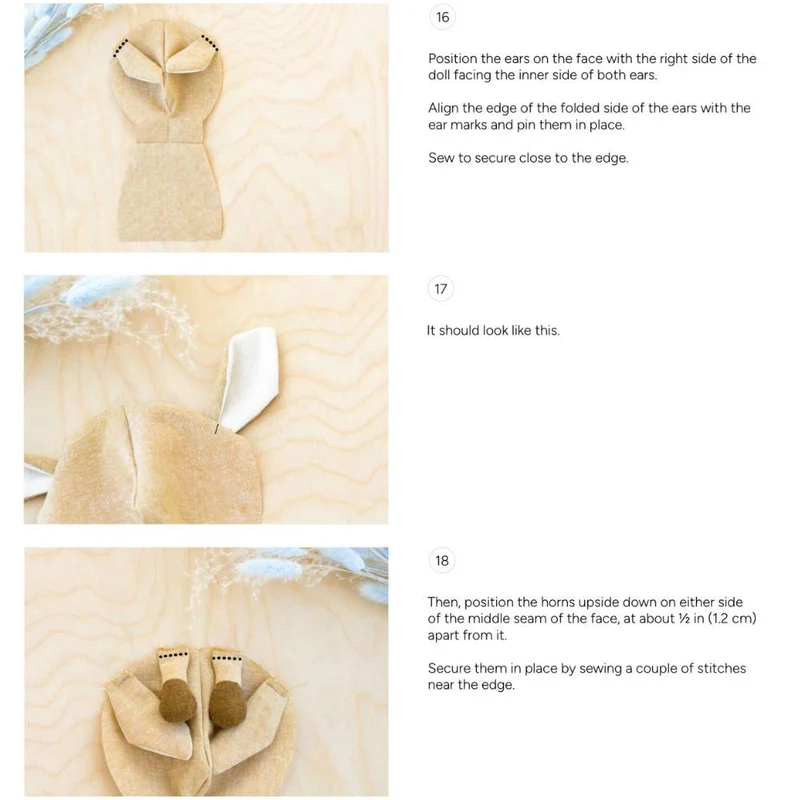 Patron de couture PDF | Poupée Girafe | Mes Petites Lunes