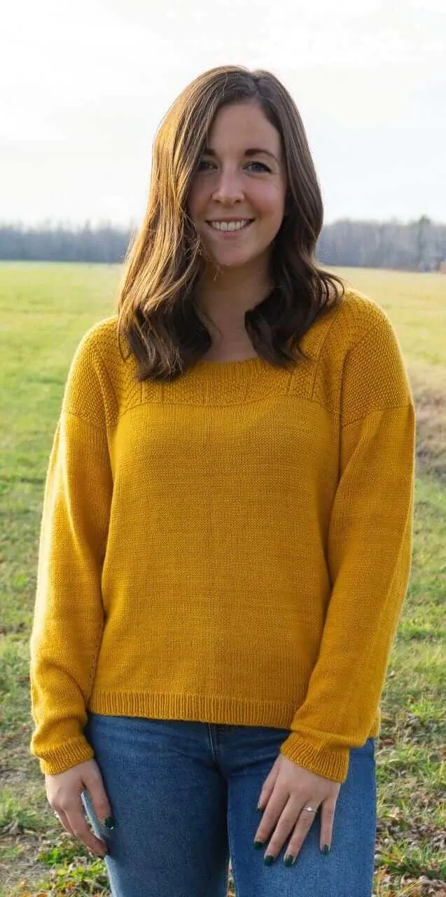 Gulf Islands Pullover & Headband - Knitting pattern