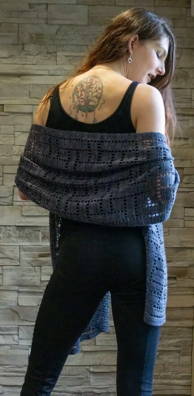 Plain Weave - Crochet Shawl Pattern