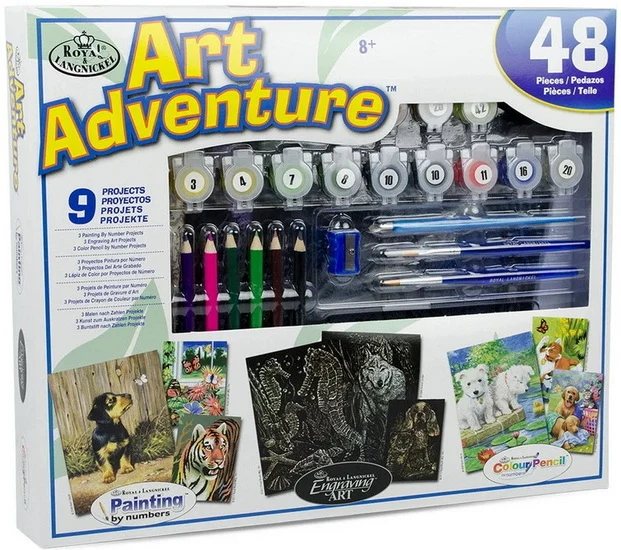 Set of Art Adventure 9 Projects 48pcs