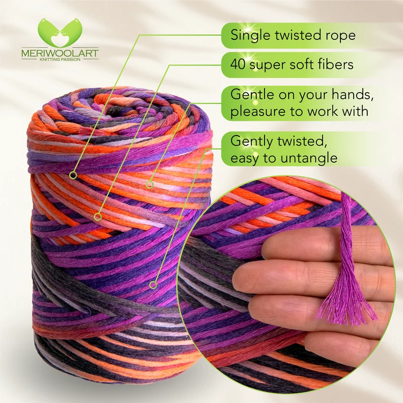 Unicorn 22 Single Twisted Macramé 3mm 200m