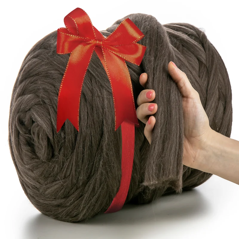 WING OF BRONZE SUPER CHUNKY MERINO WOOL 4-5 CM, 25 MICRONS
