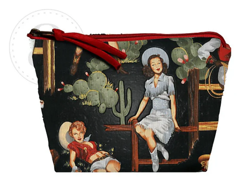 "Western" Cowgirl Accessory Pouch 🐦