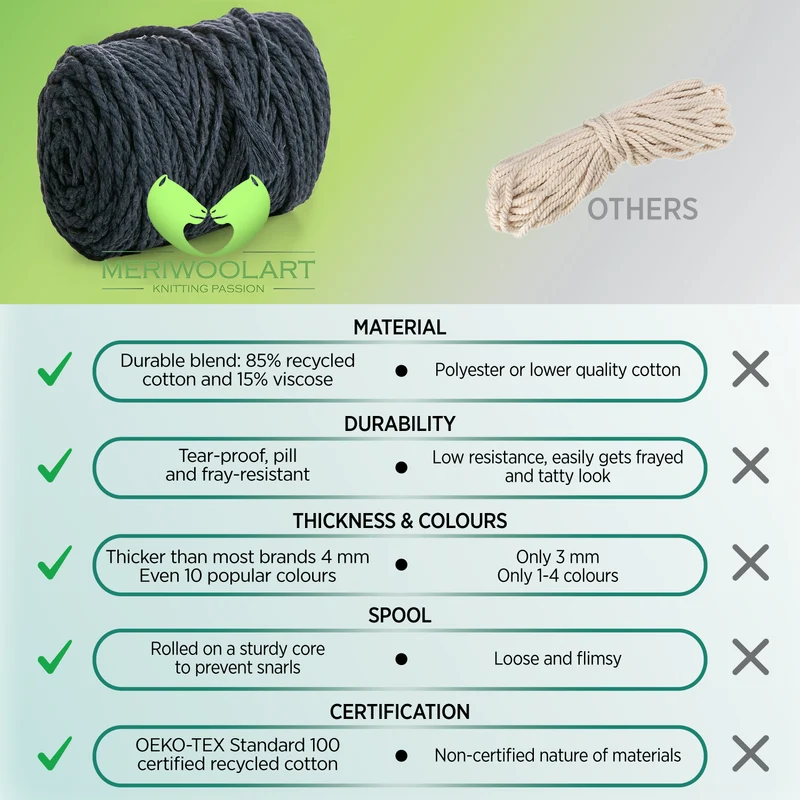 SEA MACRAMÉ ROPE 4 MM, 75 M